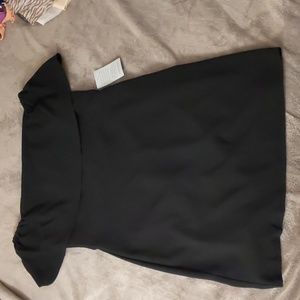 NWT Black off the shoulder dress